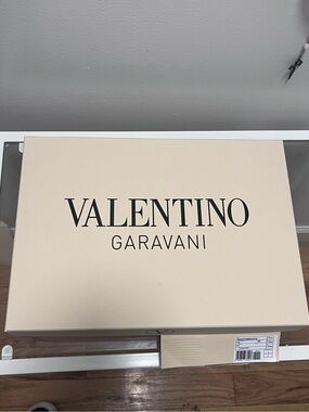 Valentino Beige Garavani Logo Box